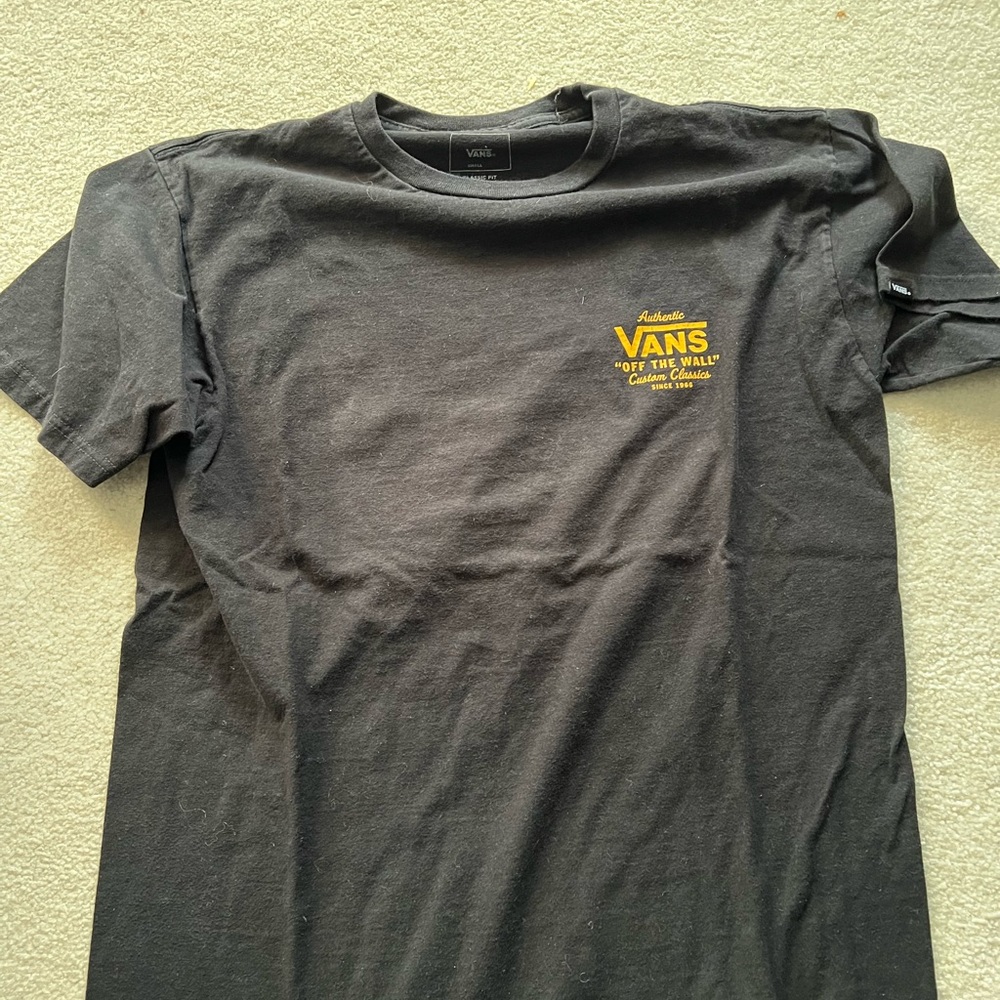 Vans black t shirt